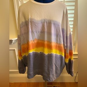 Athleta tye dye sweatshirt
